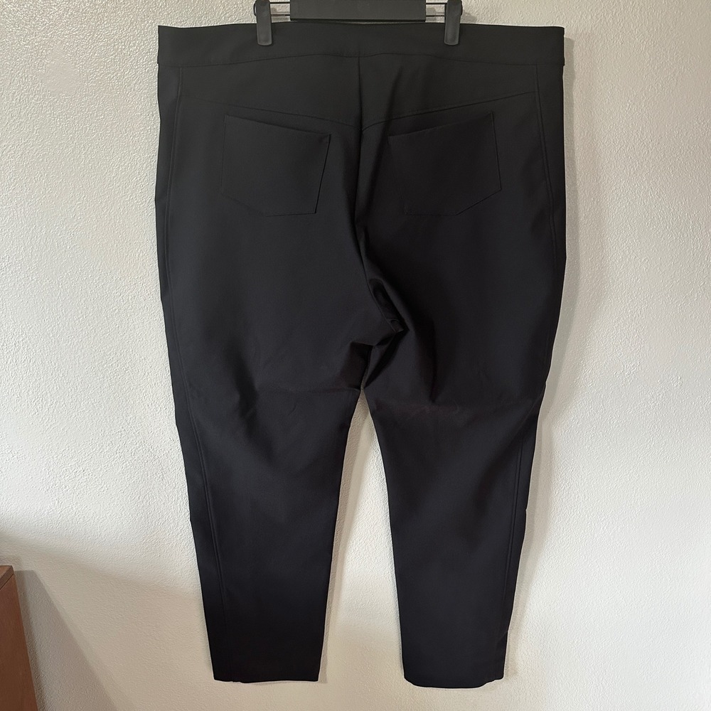 Summersalt Ponte Pants Career Office Dress Trousers Stretch Black Womens Size 22 - Picture 4 of 6